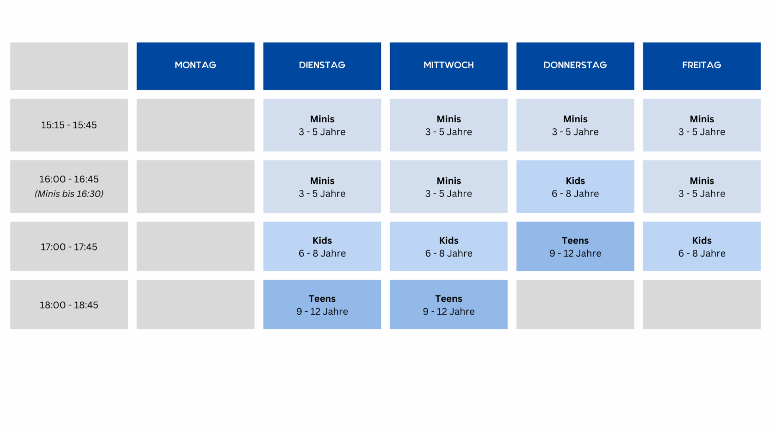 Junior Heroes® Stundenplan Halle Leutzsch